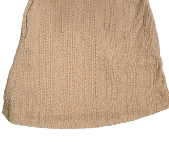SHEIN, Size S, Coffee Colored Longsleeve Cable Knit Dress - Picture 5 of 11